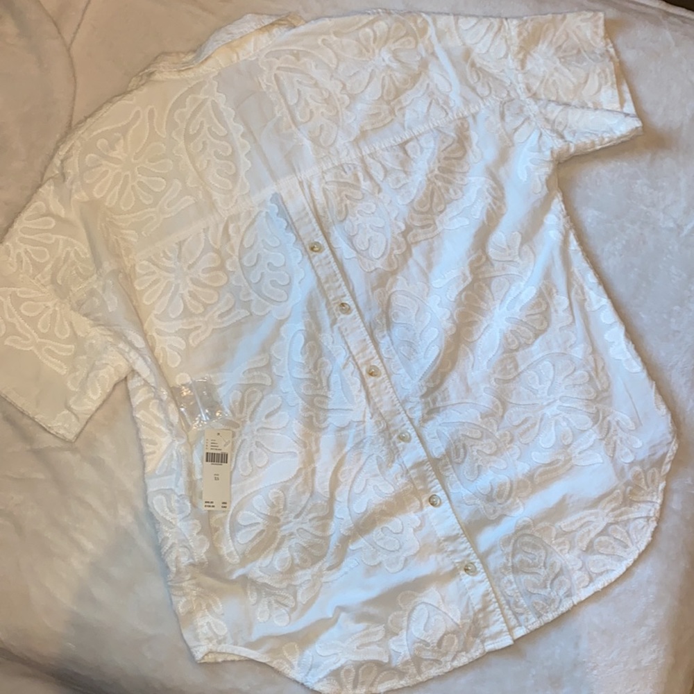 NWT  Anthropologie Pilcro Collared Blouse